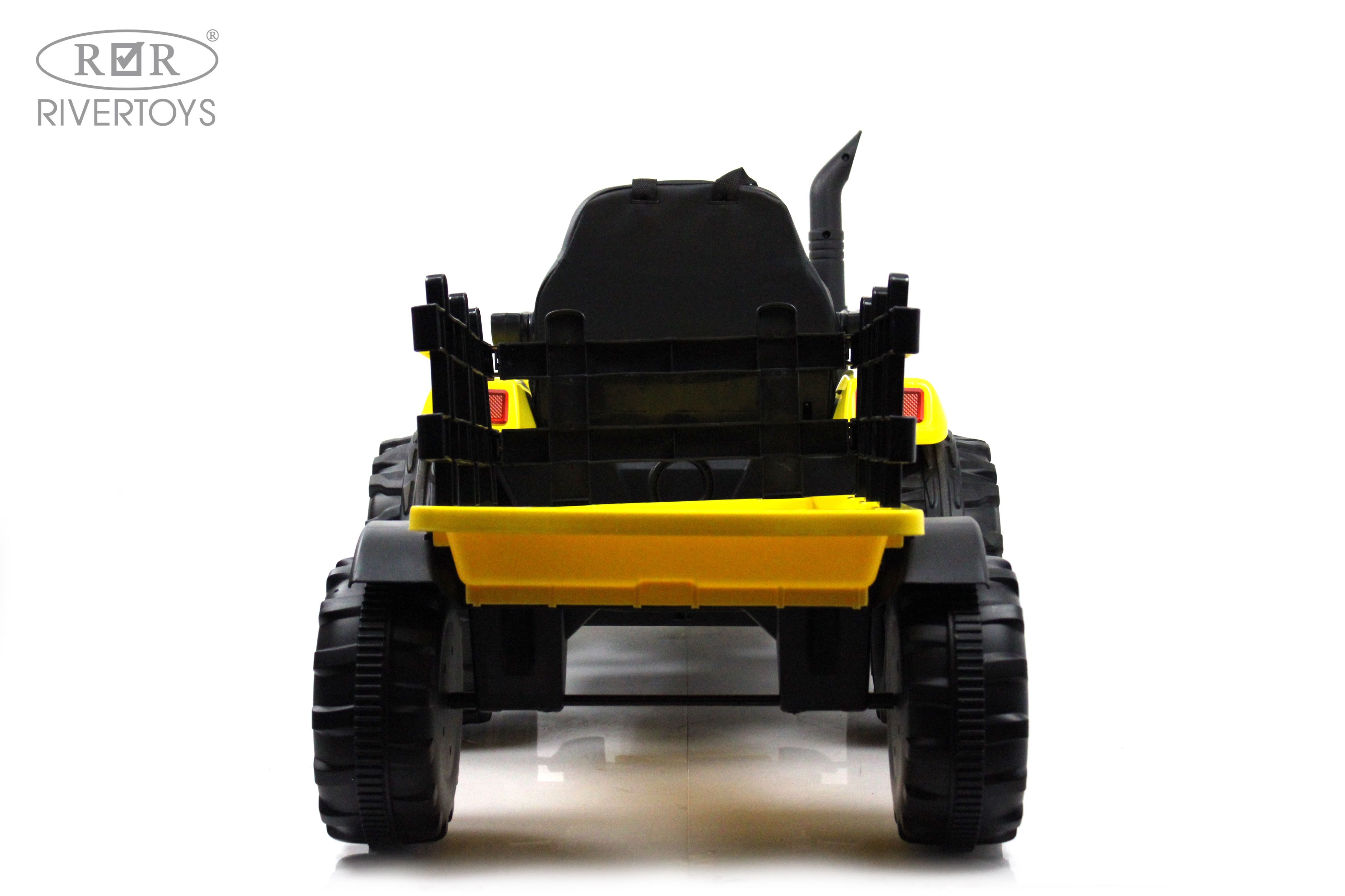 Электромобиль RIVERTOYS O555OO-YELLOW С пультом ДУ - фото 5