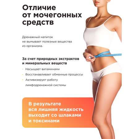 Многокомпонентный препарат Guarchibao Дренаж со вкусом грейпфрута для похудения 2 упаковки