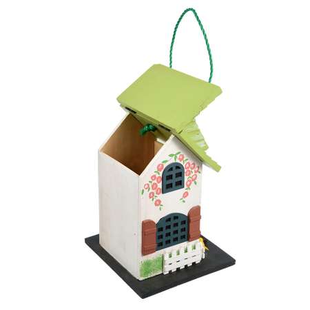 Скворечник Blumen Haus Коттедж для птиц 16х17х22 см