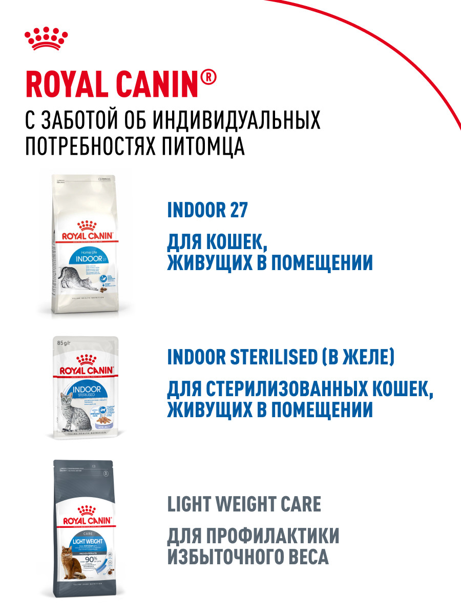 Корм для кошек ROYAL CANIN 85г Indoor Sterilised соус для живущих в помещении - фото 10