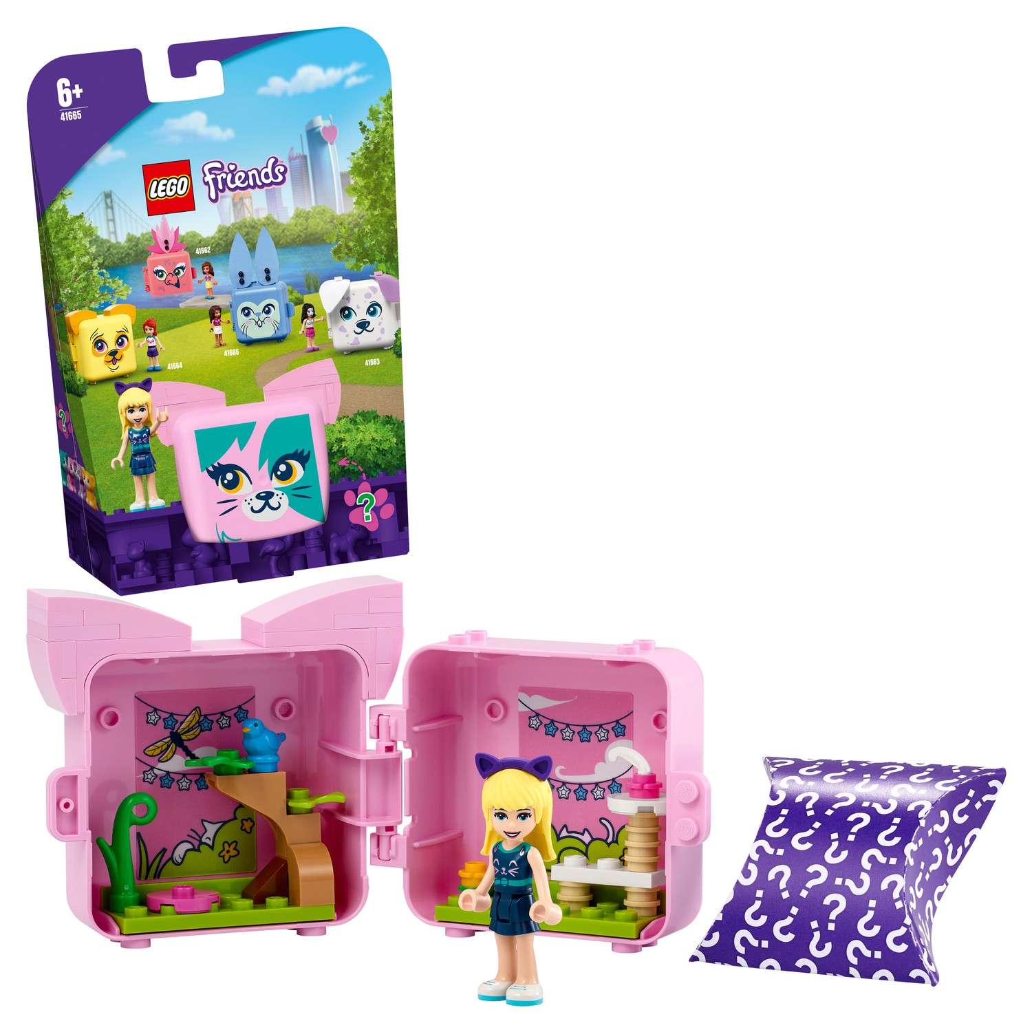 Конструктор LEGO Friends Кьюб Стефани с котёнком - фото 1
