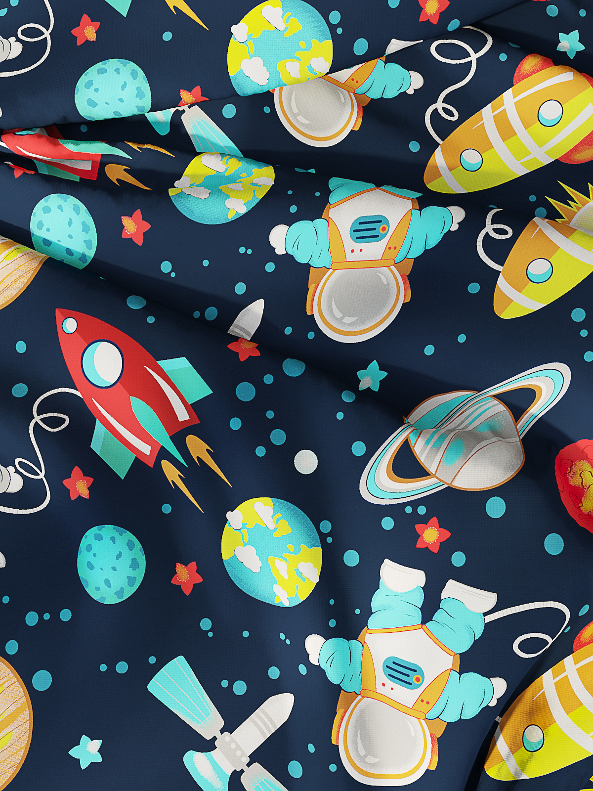 Наволочка Сказка. Космонавт 50 x 70 см 2 шт. - фото 3