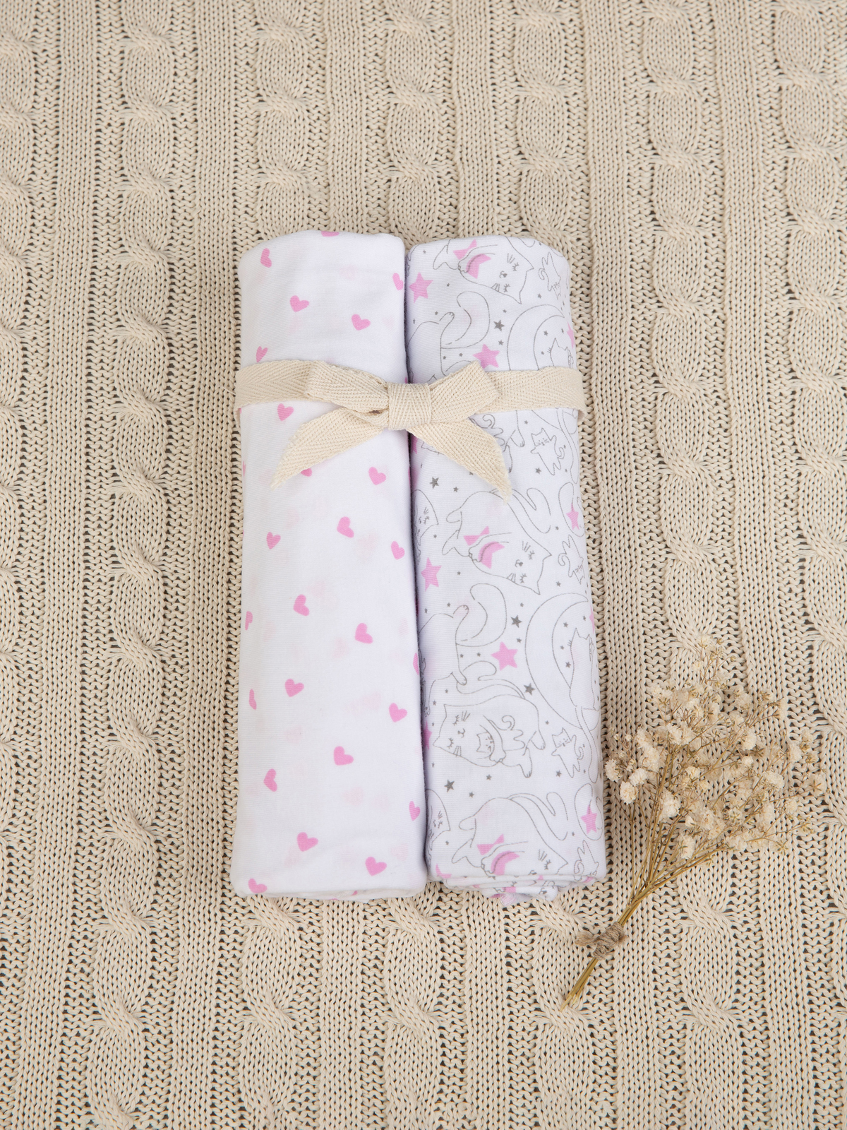 Пелёнка inlovery Легкость трикотаж 90х120 см 2 шт. - фото 12