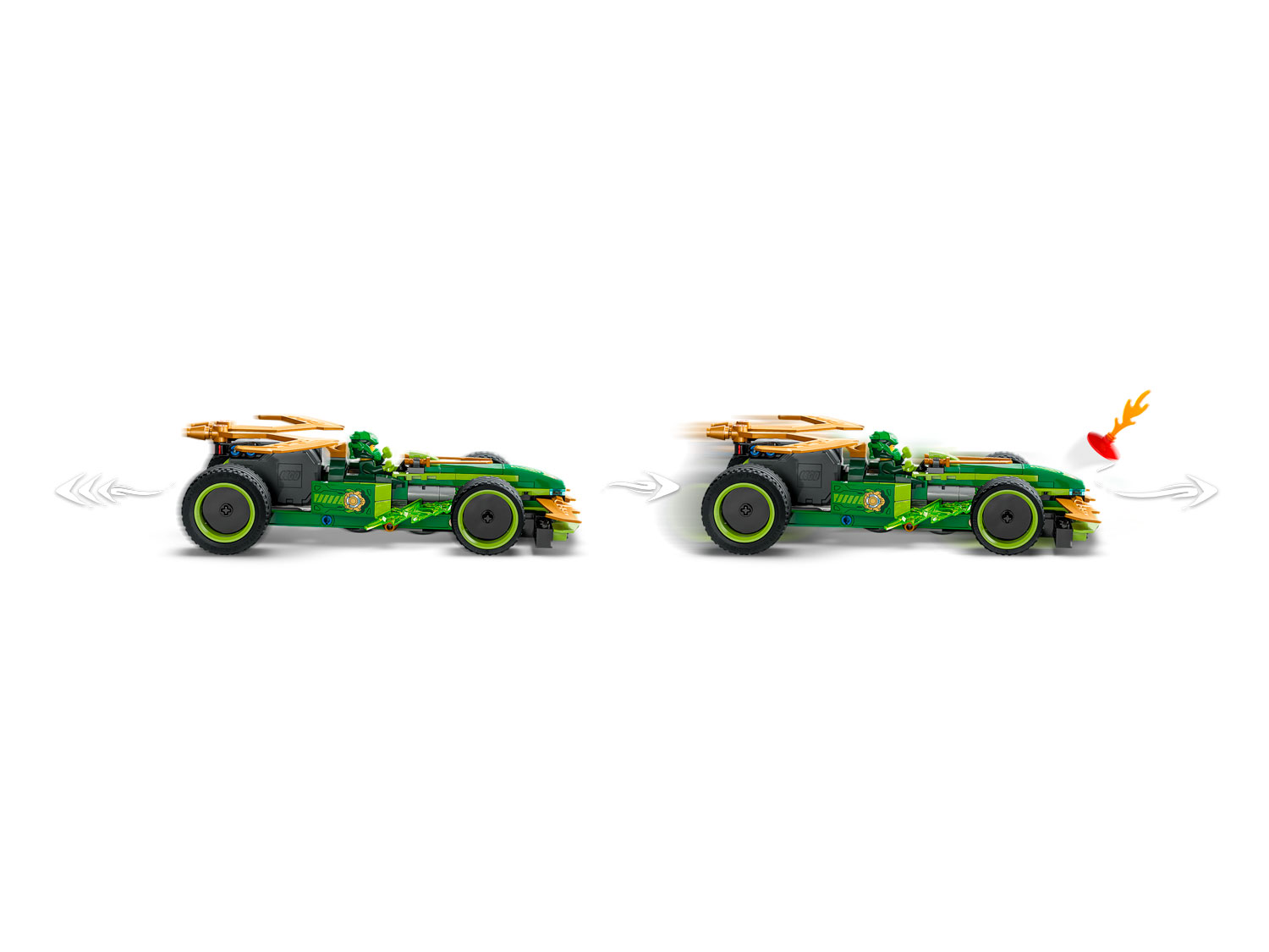 Конструктор LEGO NINJAGO Гоночный автомобиль 181 дет. - фото 2