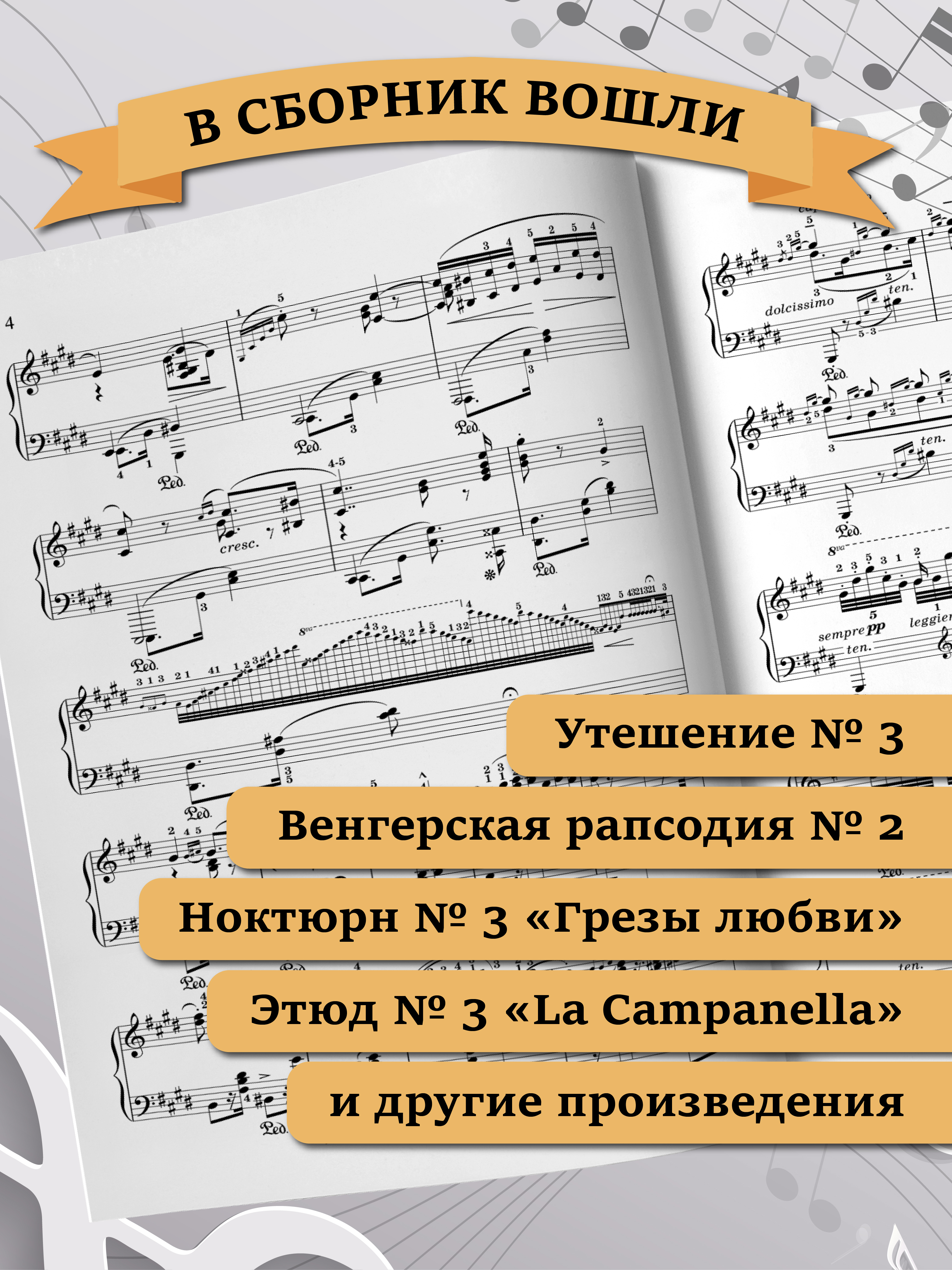 Лист. Известные сочинения фортепиано Феникс Книга - фото 5