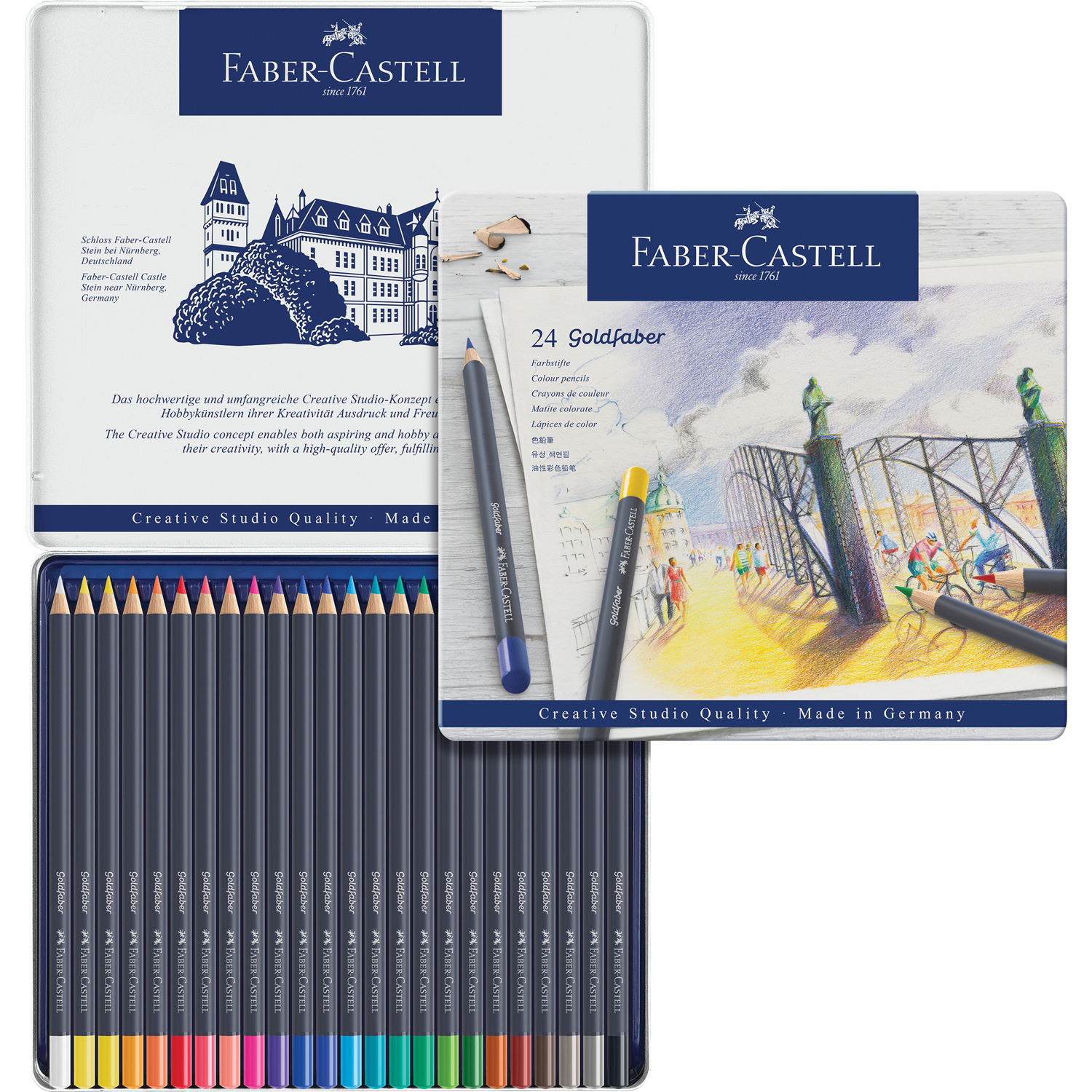 Карандаши цветные Faber Castell 24 шт. - фото 3