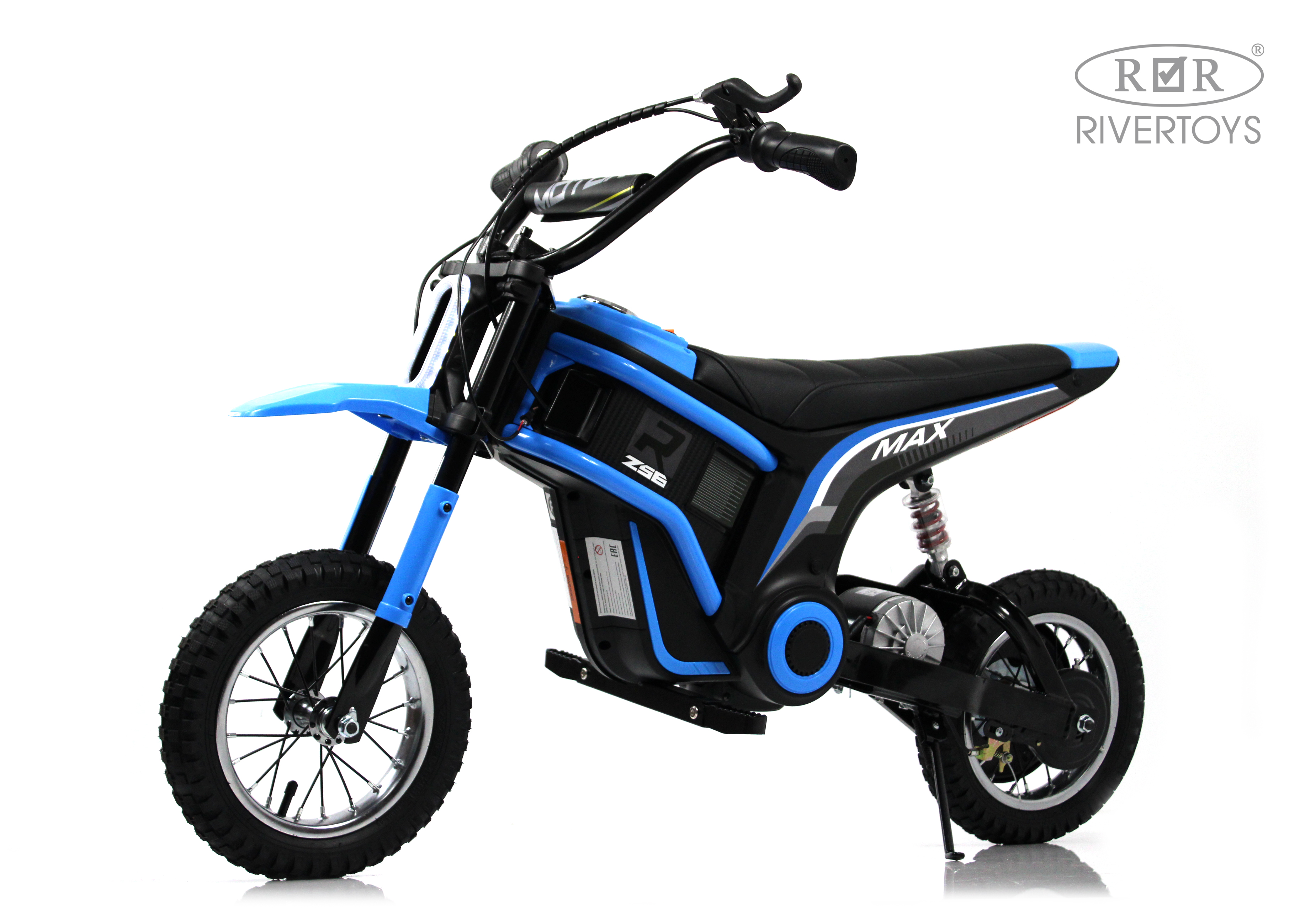 Электромотоцикл RIVERTOYS A005AA-MOTO-BLUE - фото 23