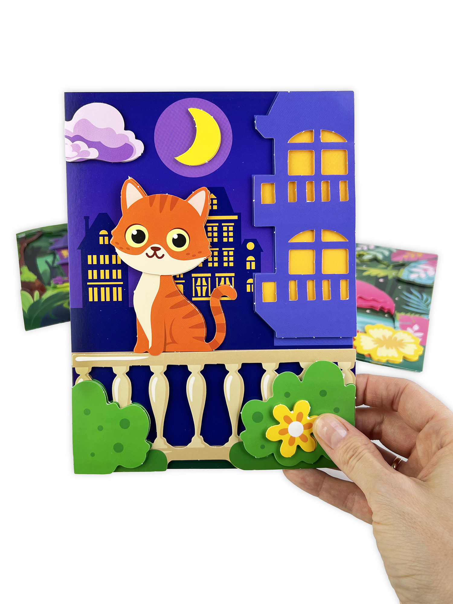 Набор для творчества Дрофа-Медиа аппликация Котёнок Домик Фламинго - фото 9