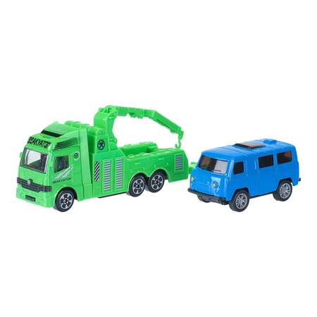 Игровой набор Технопарк УАЗ 452 +Эвакуатор