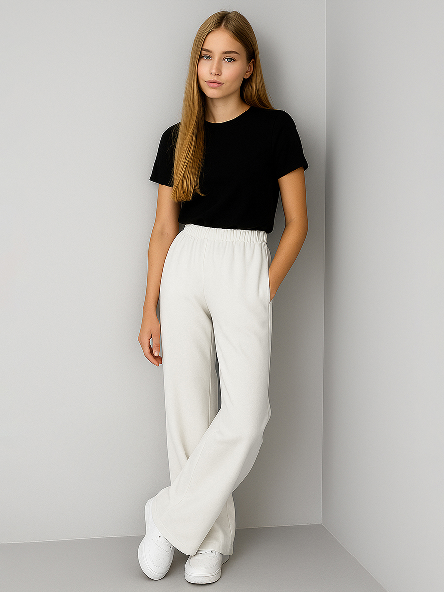 Брюки HappyFox HF070SPмолочный - фото 1