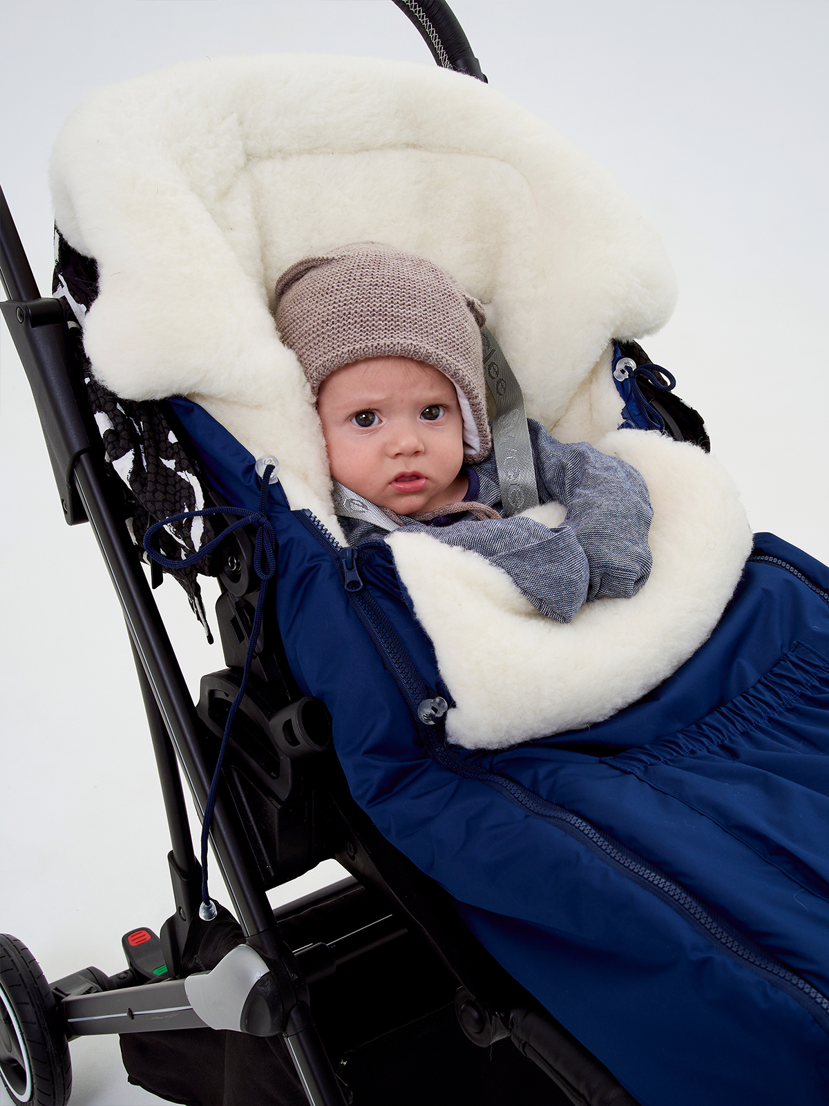 Конверт в коляску Осьминожка Трансформер синий - фото 11