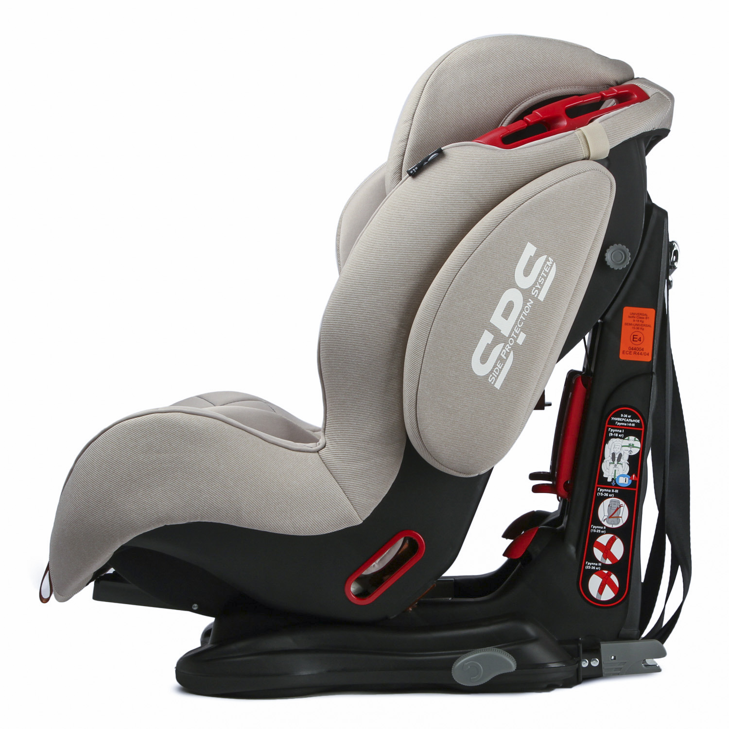 Автокресло Olsson Voyager Fix Beige Sport Isofix 1/2/3 (9-36 кг) - фото 11
