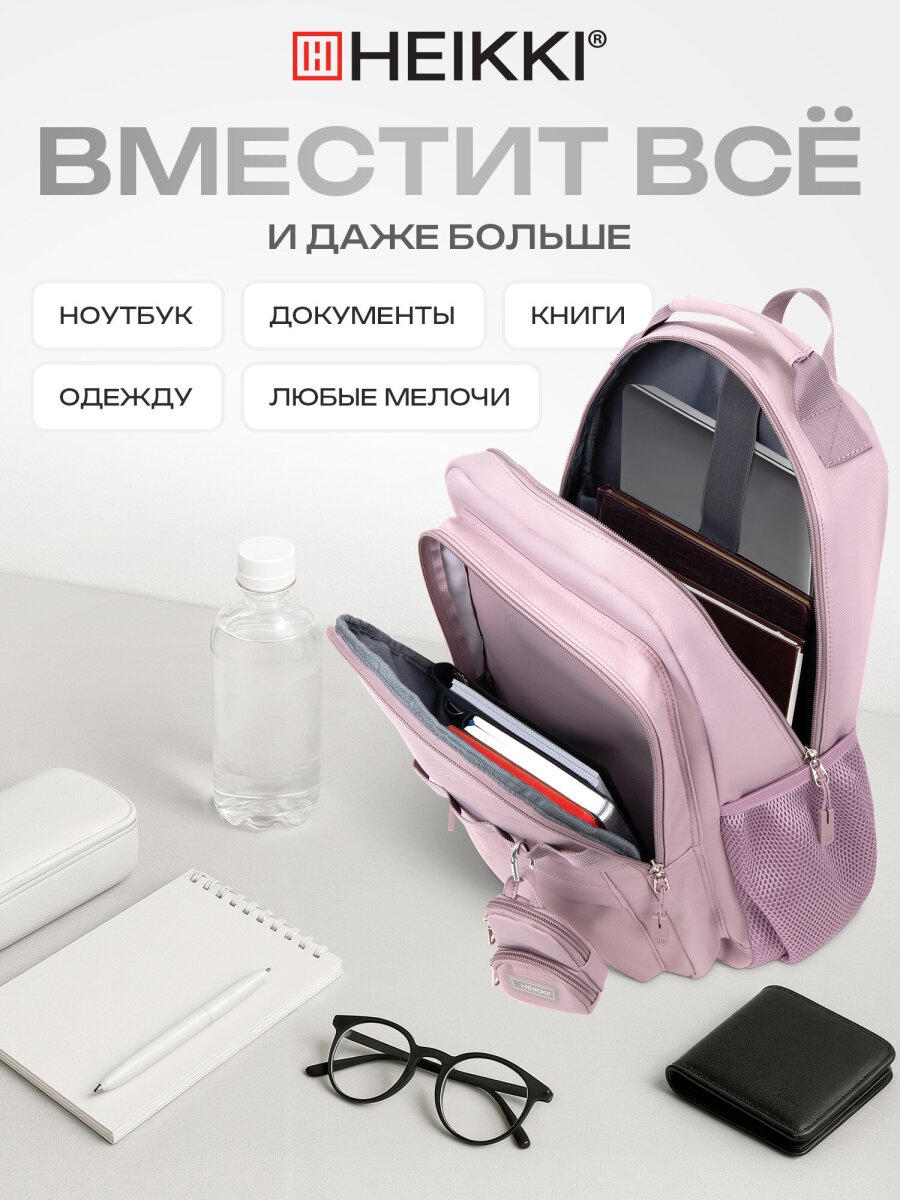 Рюкзак HEIKKI школьный городской для подростков для ноутбука - фото 3