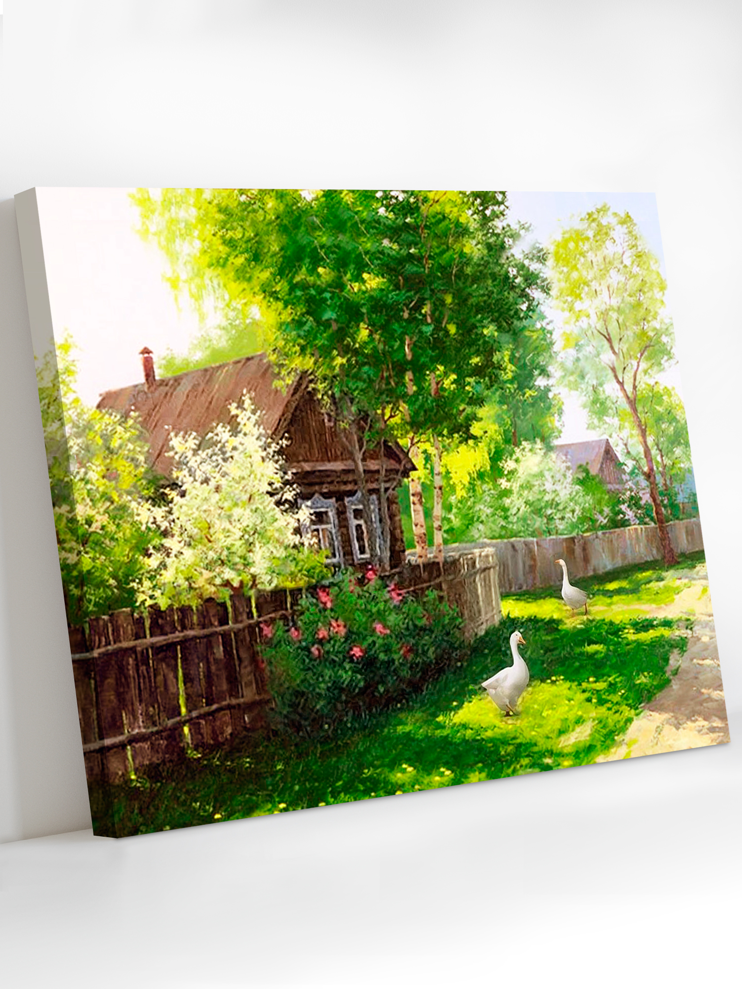 Алмазная мозаика Art on Canvas Гуси в деревне в ассортименте - фото 9