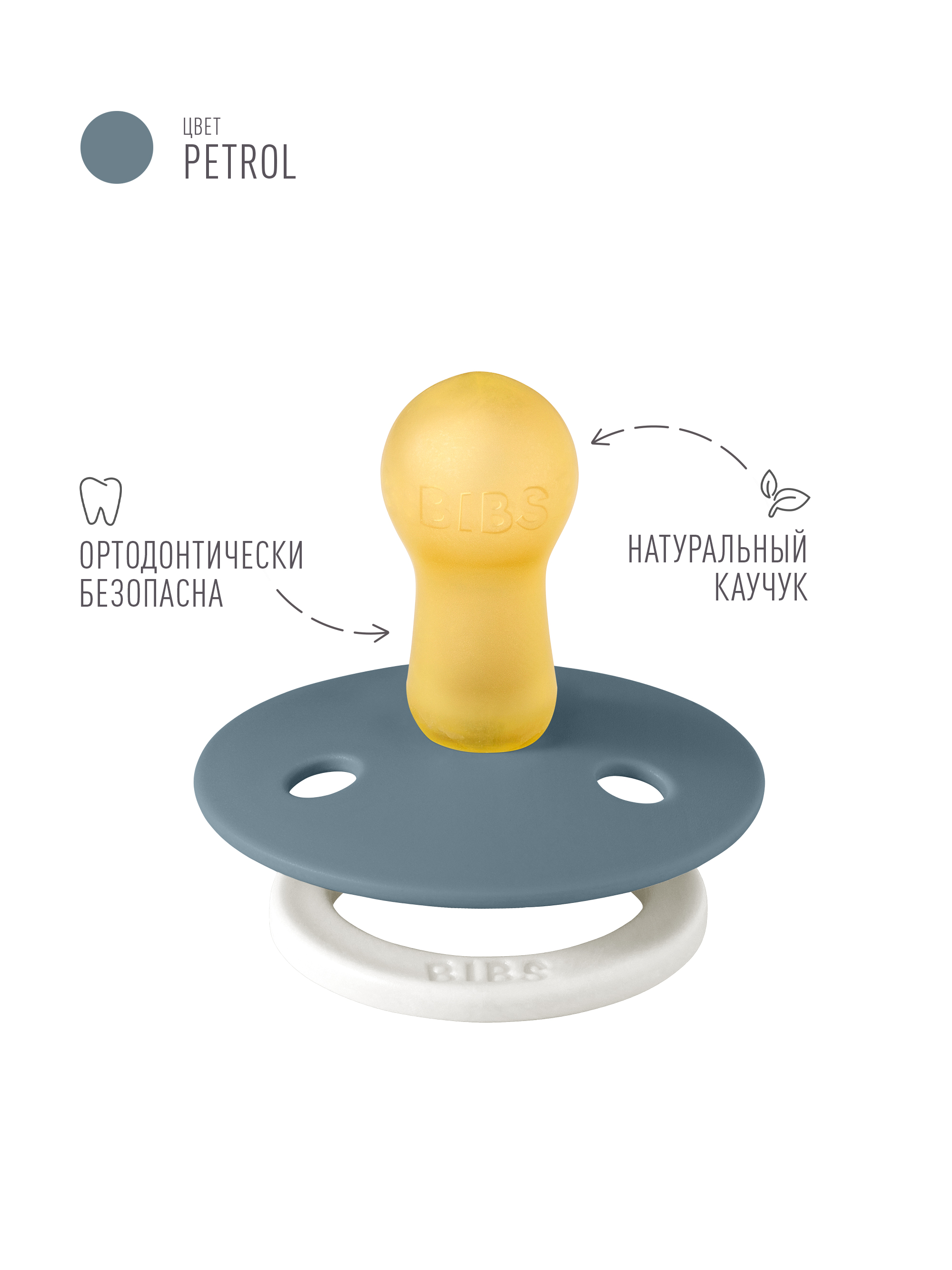 Набор BIBS латекс классическая от 6 мес. 2 шт. - фото 2