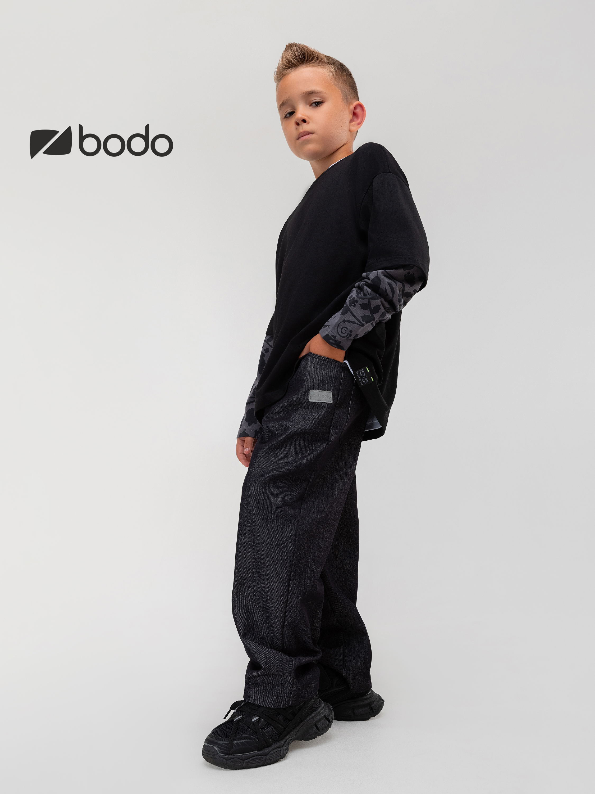 Брюки Bodo 6-621MU_черный - фото 2