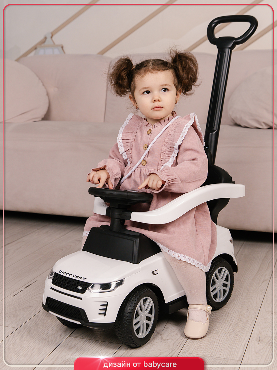 Каталка BabyCare Land Rover белый - фото 14