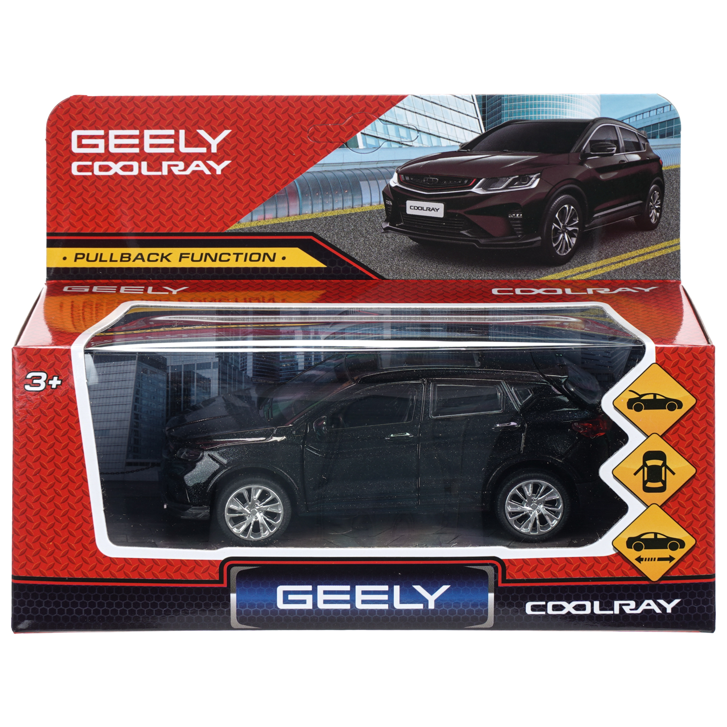 Автомобиль Huada Toys Gelly Черная 411360 - фото 2