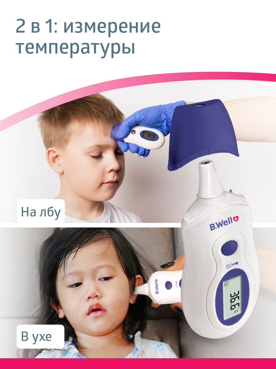Термометр инфракрасный B.Well - фото 6