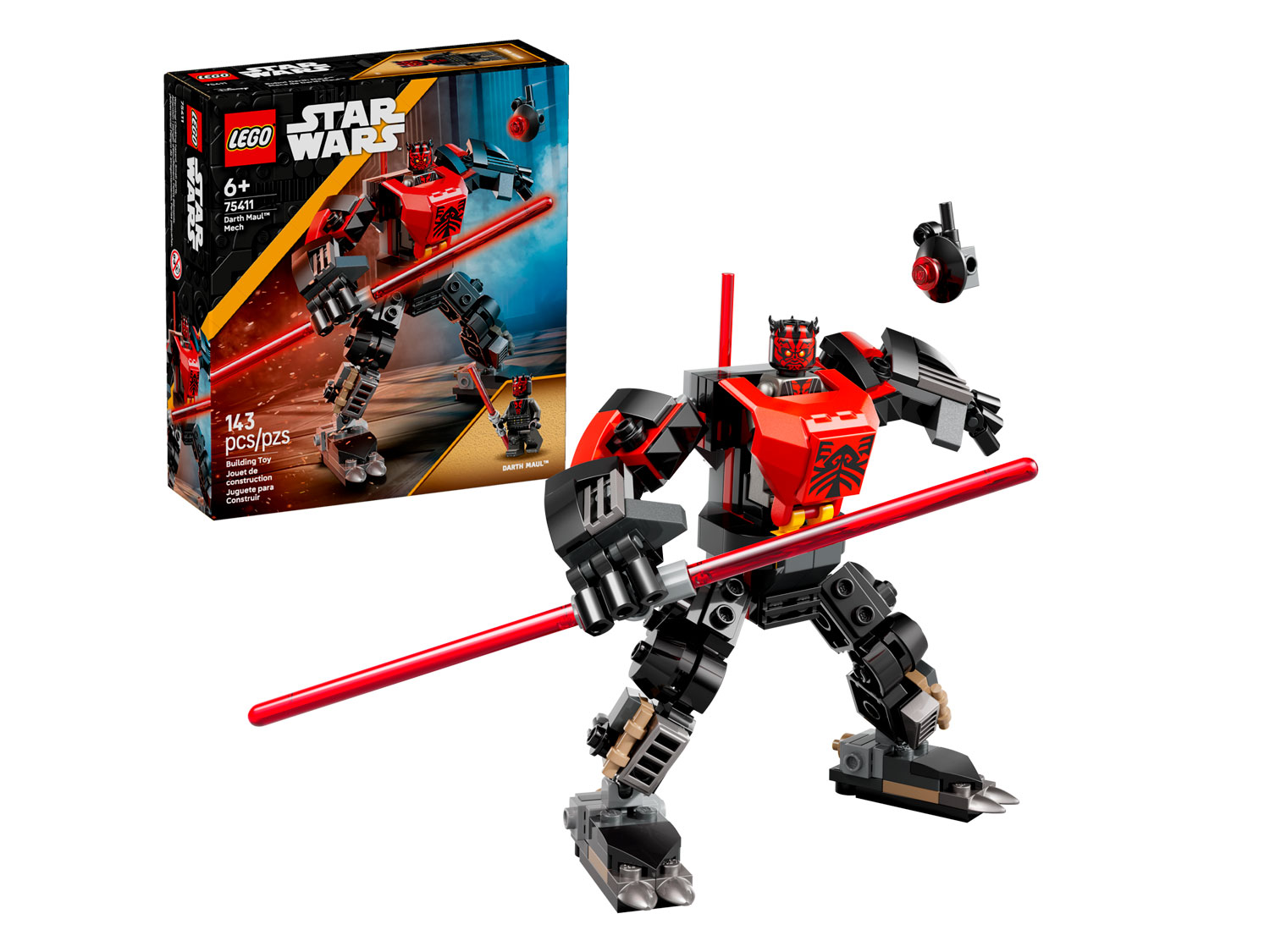 Конструктор LEGO Star Wars Робот Дарта Мола 143 дет. - фото 1
