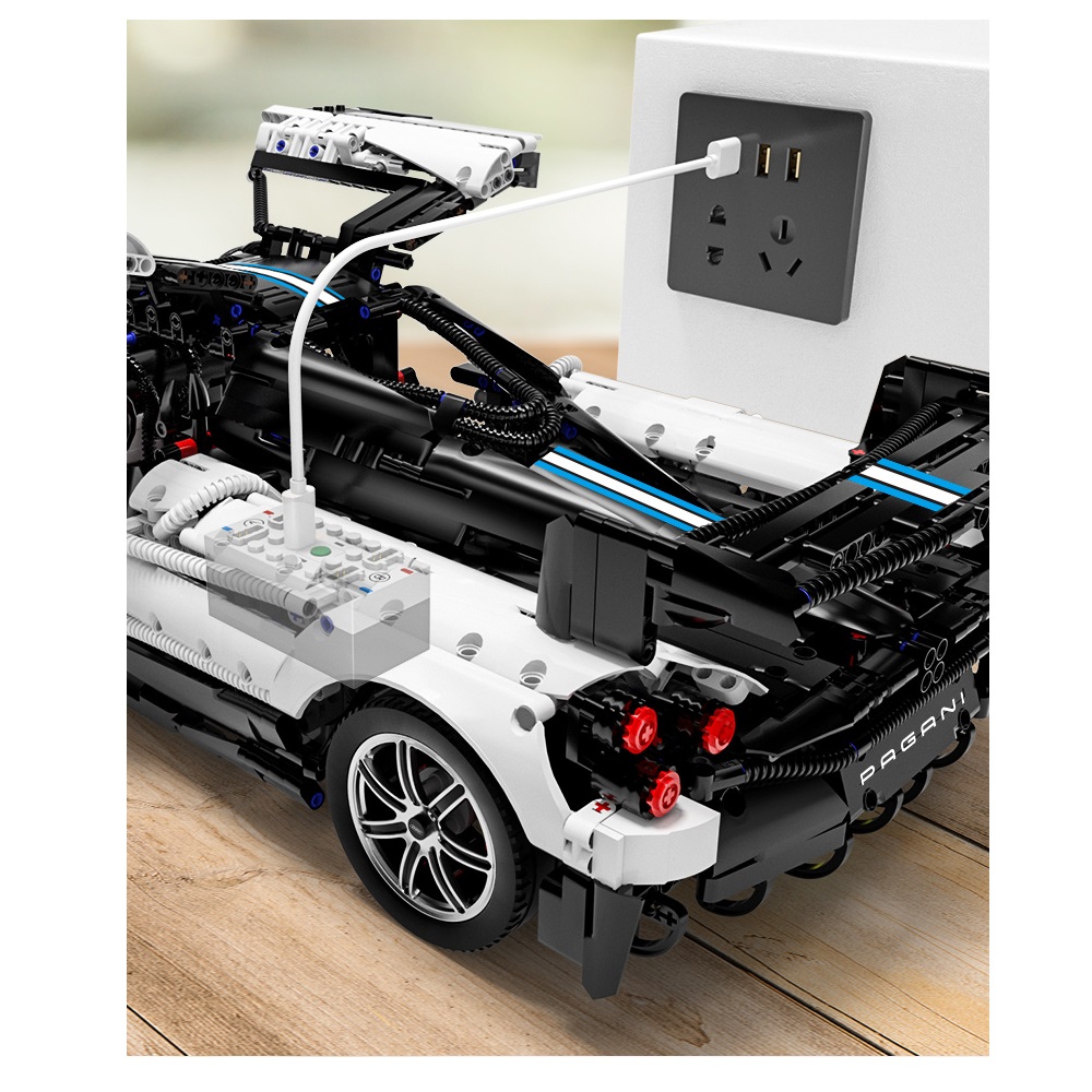 Конструктор Rastar Pagani Huayra BC блочный - фото 10