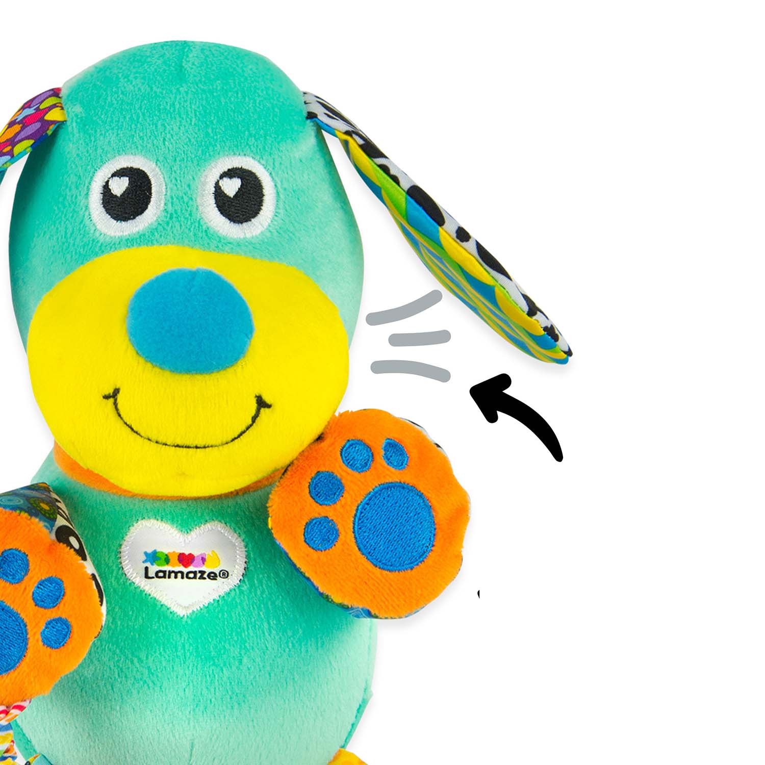 Игрушка Lamaze подвеска Щенок с подвесом - фото 3