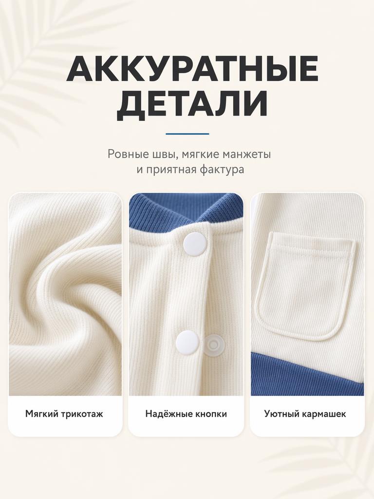 Бомбер Bambooland cardigan_bluebear - фото 5