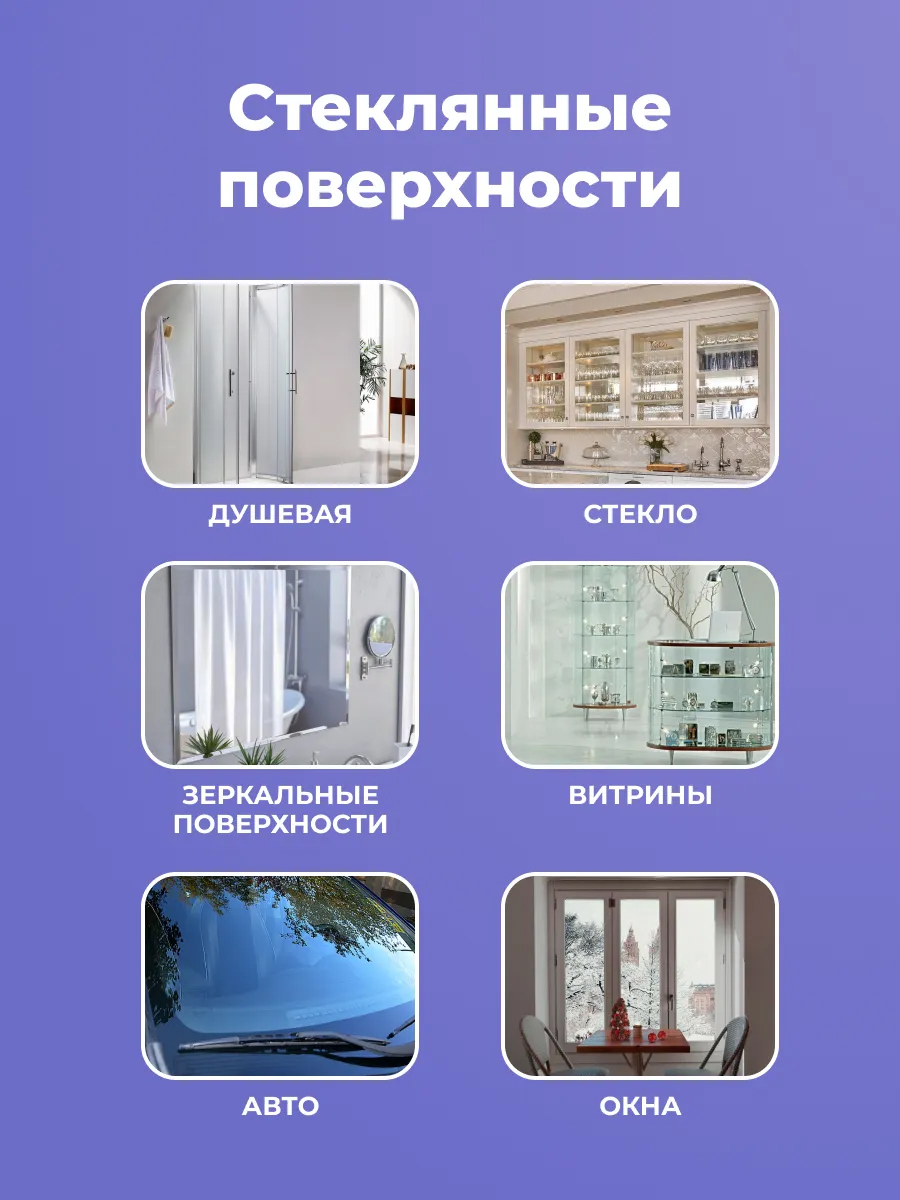 Пенный очиститель BRANDFREE для стекол и зеркал 400 мл - фото 2