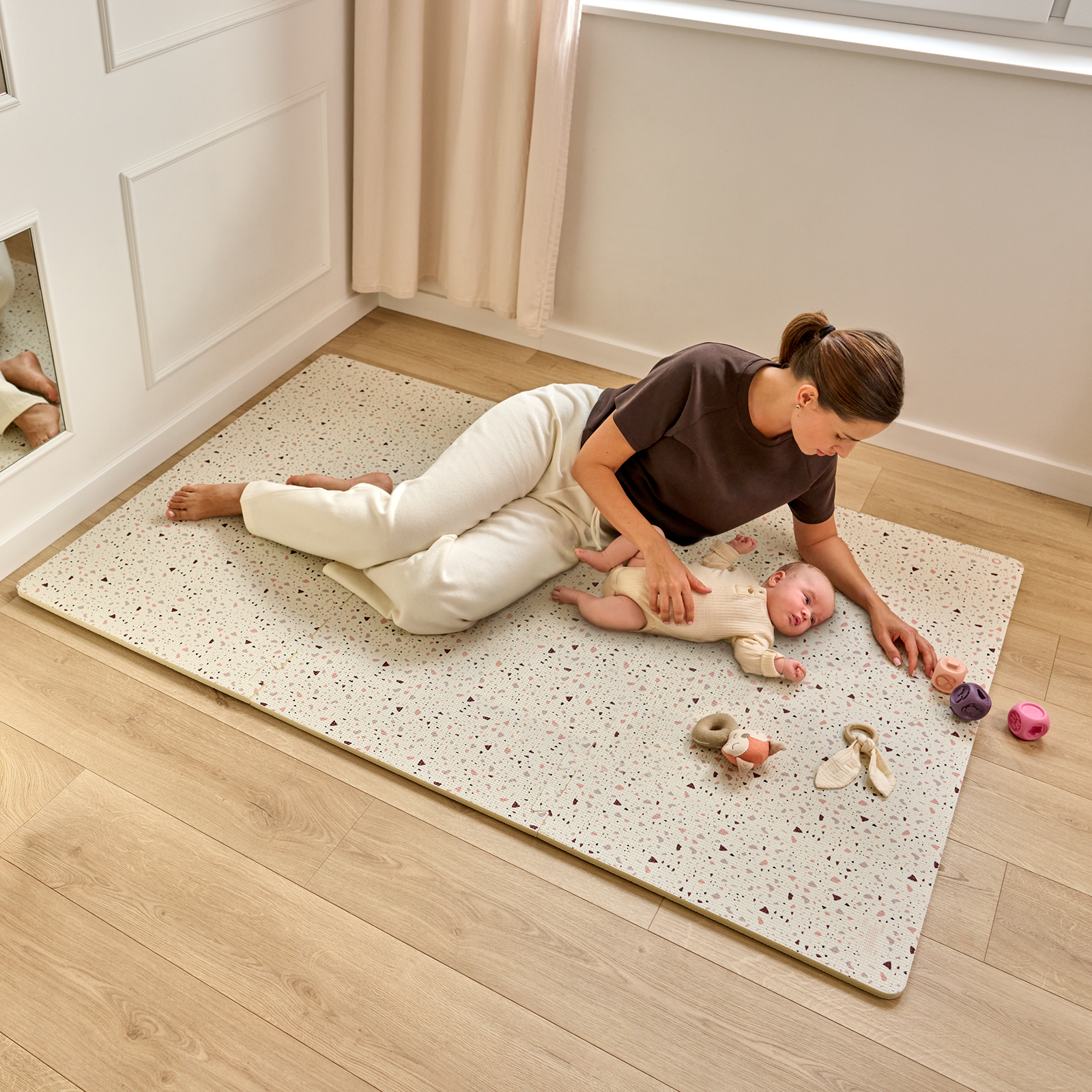 Коврик-пазл Lionelo Yoka 118 x 173 см 6 шт. - фото 22