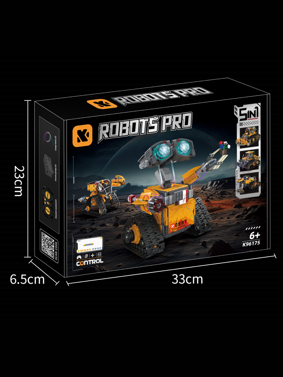 Конструктор VILLI робот Валли 5 в 1 673 дет. - фото 10