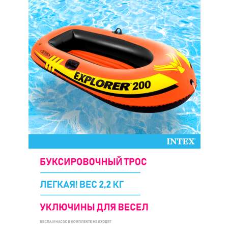 Лодочка надувная Intex Исследователь
