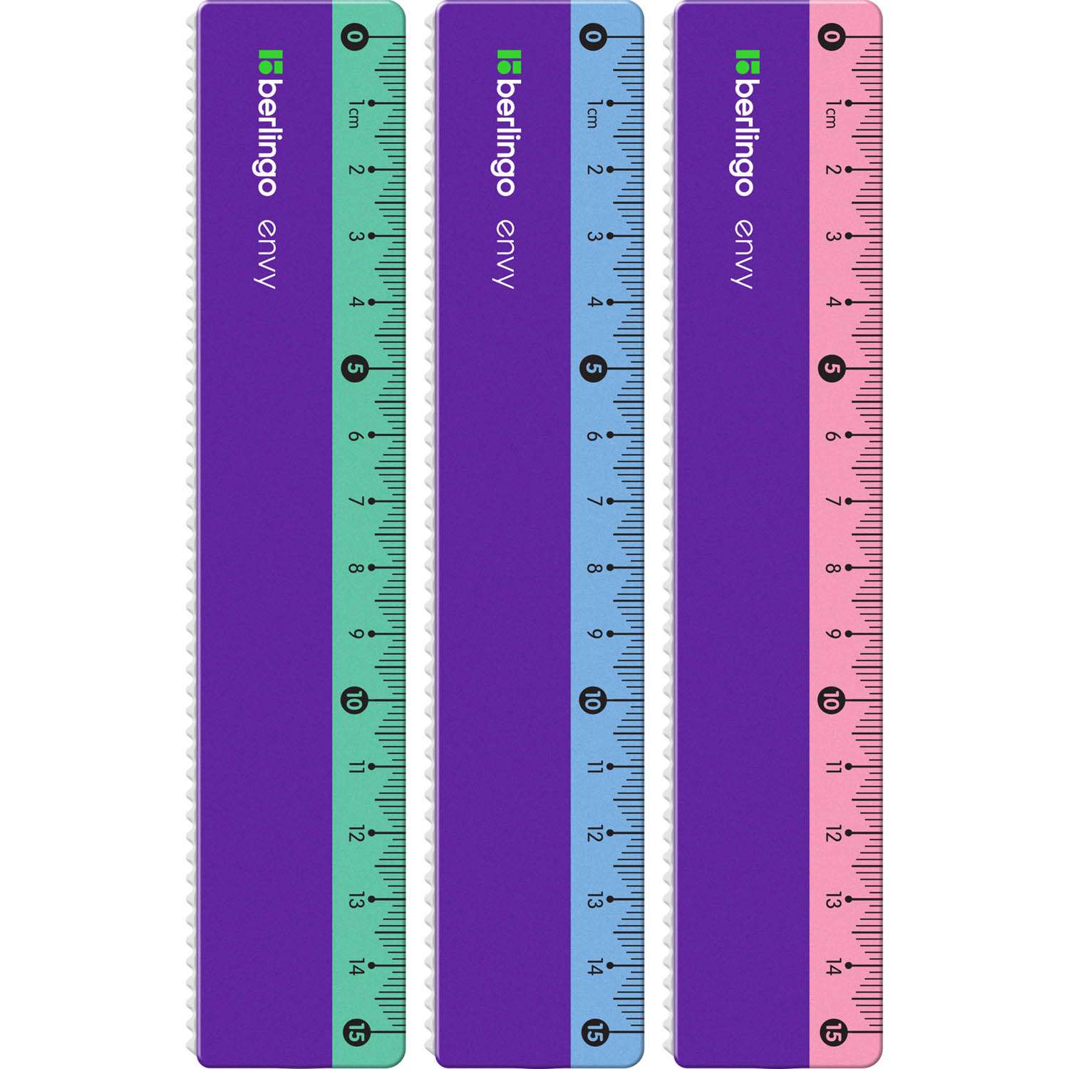 Линейка BERLINGO пластик - фото 1