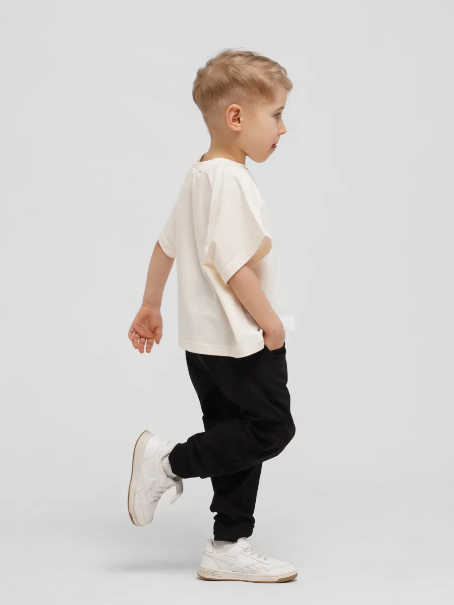 Брюки 2 шт Супер Пупс 2пр/штаны/темно-серый/черный - фото 21