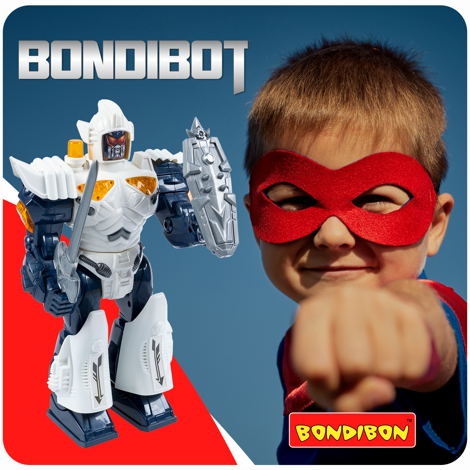 Фигурка Bondibon Робот интерактивный свет звук - фото 11