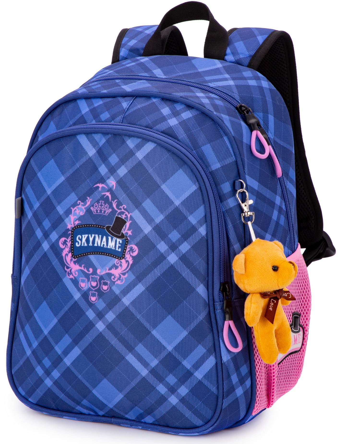Рюкзак SkyName 17л анатомическая спинка+мишка - фото 1