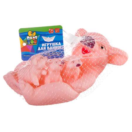 Игрушка Bondibon для ванной Свинья с поросятами