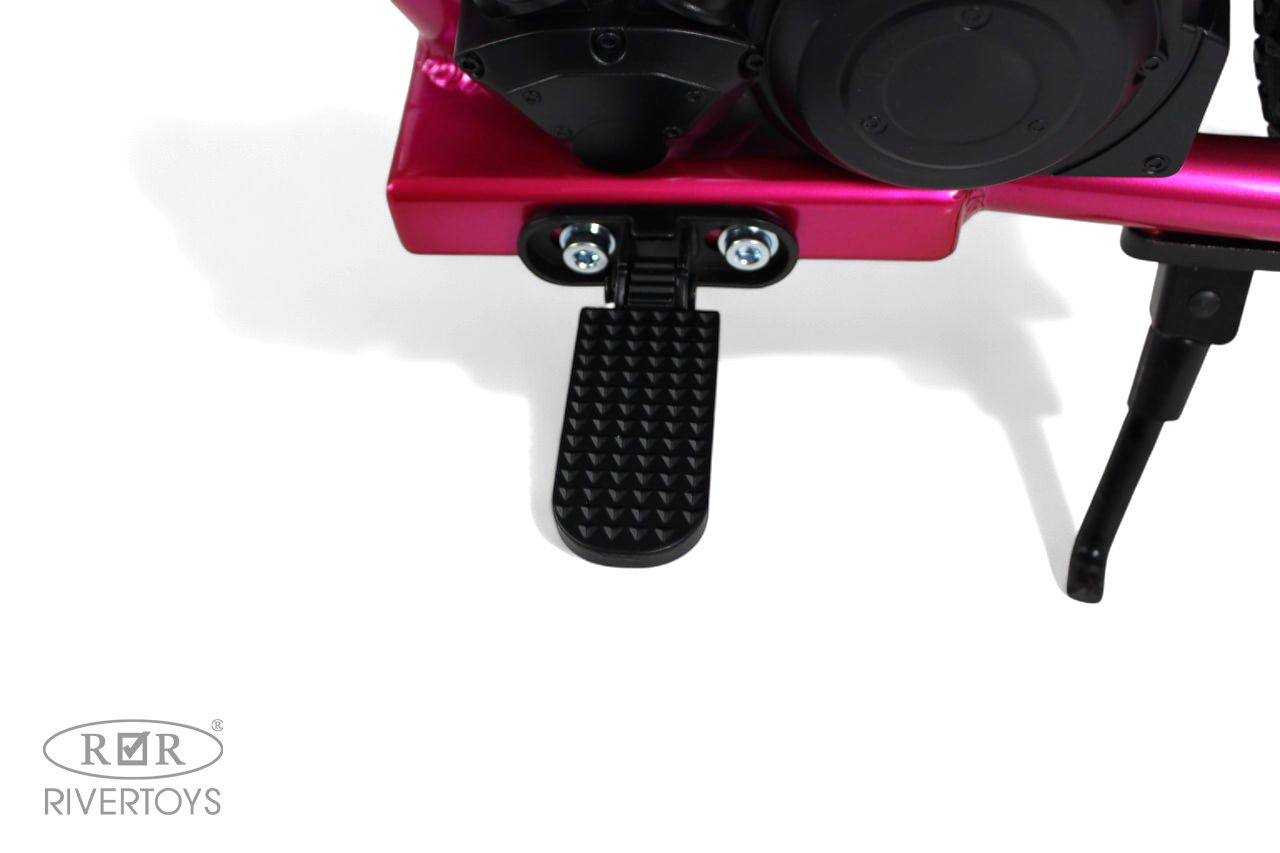 Электромотоцикл RIVERTOYS A001AA-MOTO-PINK - фото 9