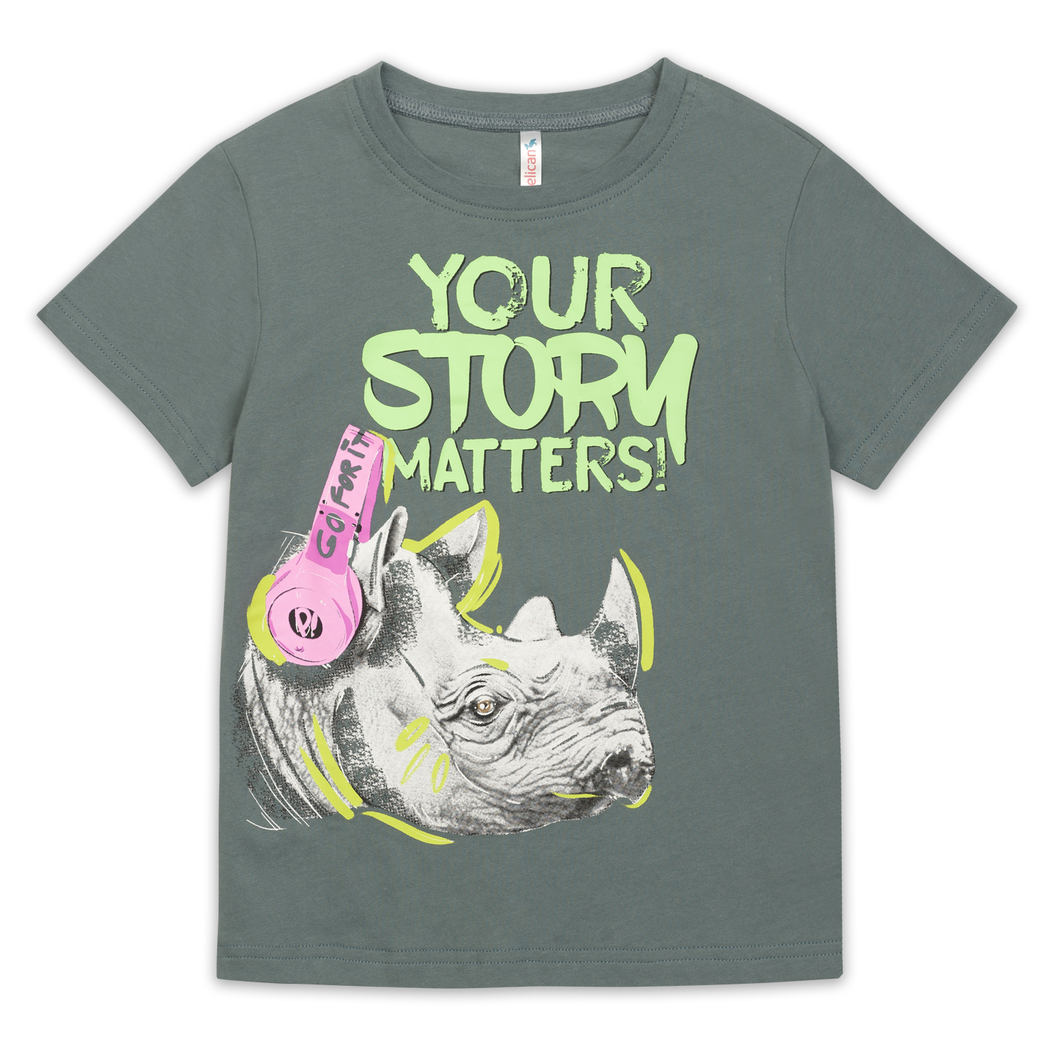 Футболка Pelican BFT3265/1/Серый(40) - фото 5