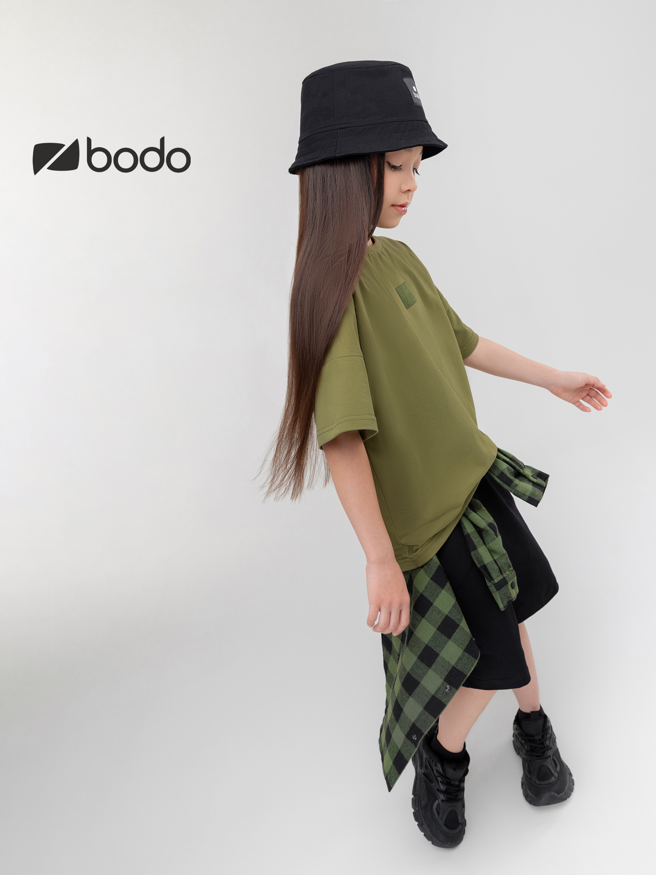 Футболка Bodo 4-371MU_хаки - фото 4