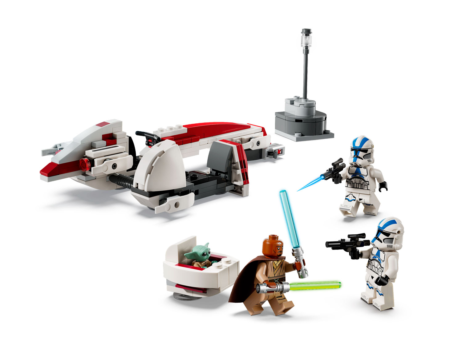 Конструктор LEGO Star Wars Побег на спидере блочный - фото 7