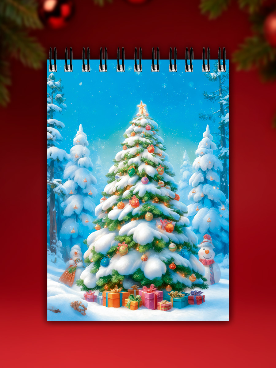 Блокнот Prof-Press Новогодние зверушки 32 лист. - фото 12