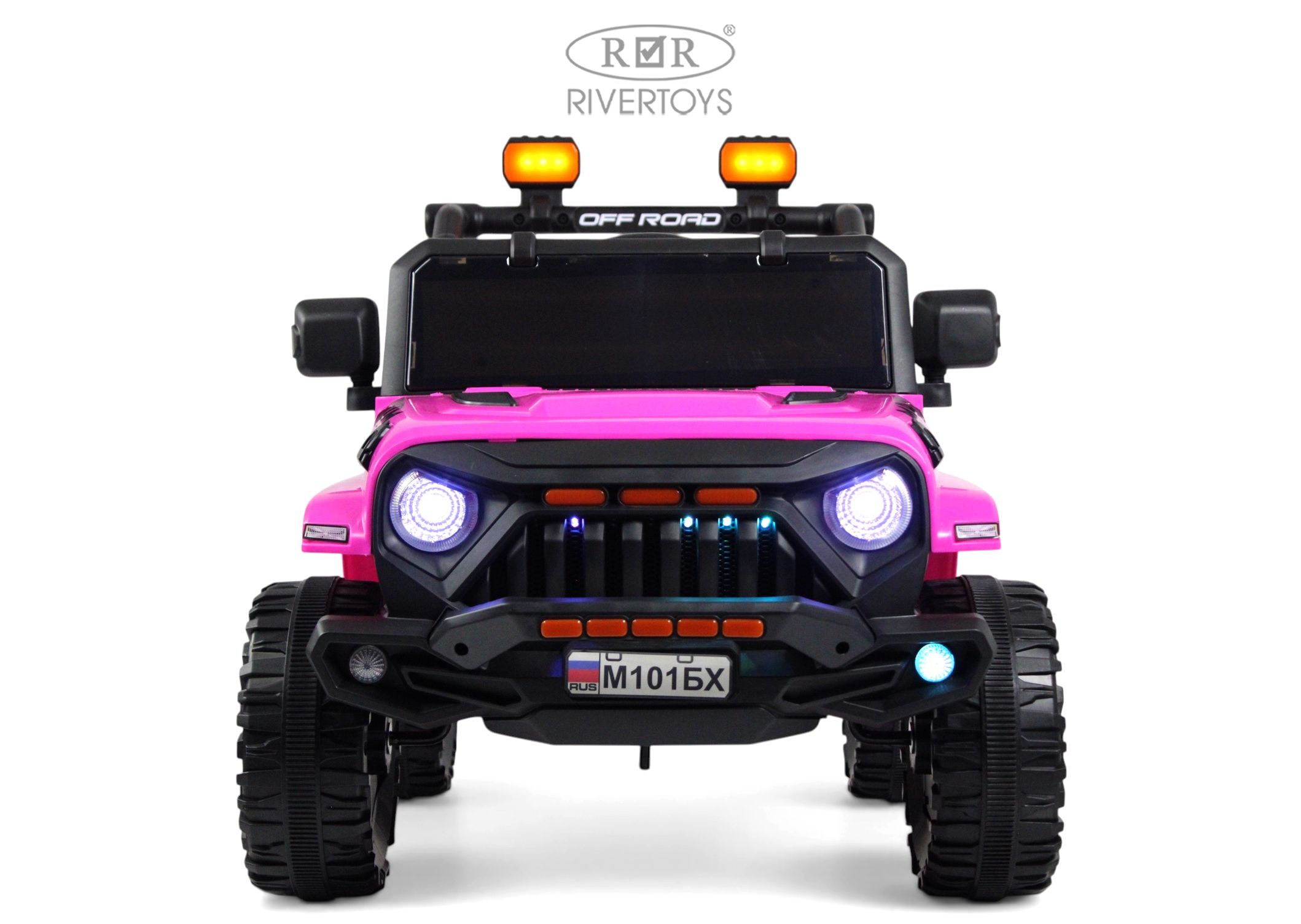 Электромобиль RIVERTOYS М101БХ-PINK С пультом ДУ - фото 14