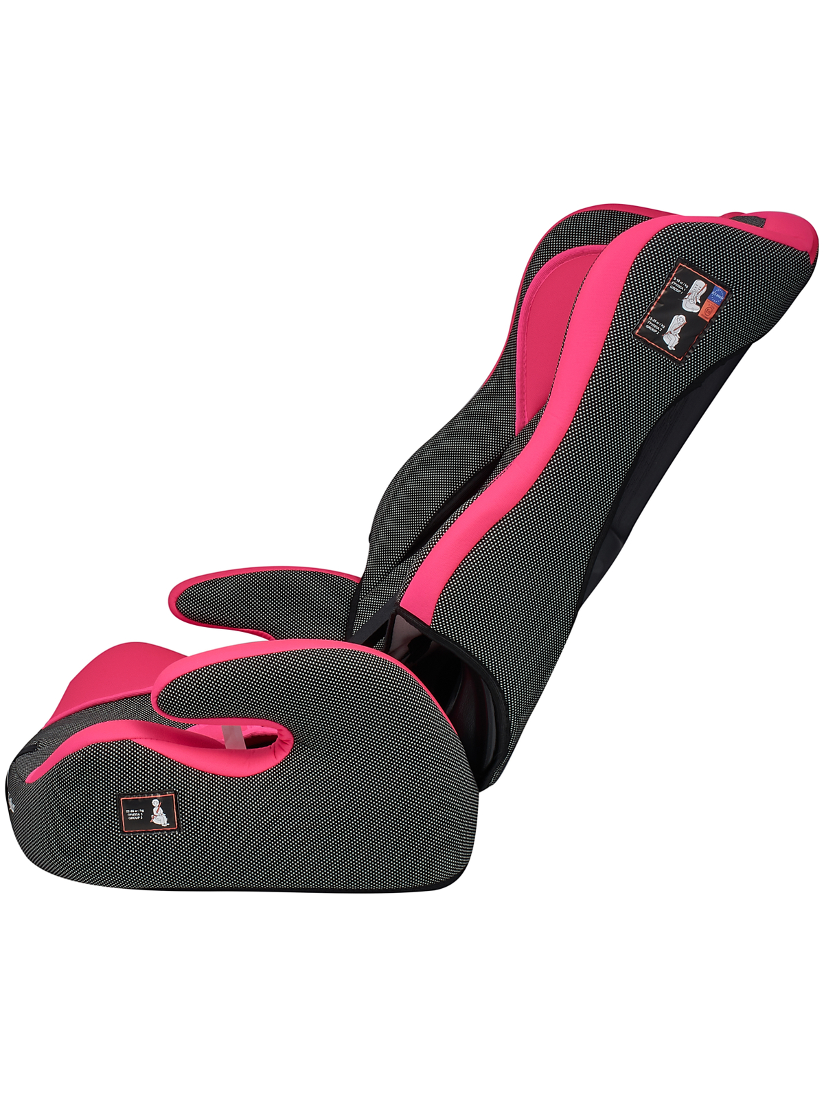 Автокресло Teddy Bear 513R/18 pink-black dot 1/2/3 (9-36 кг) - фото 3