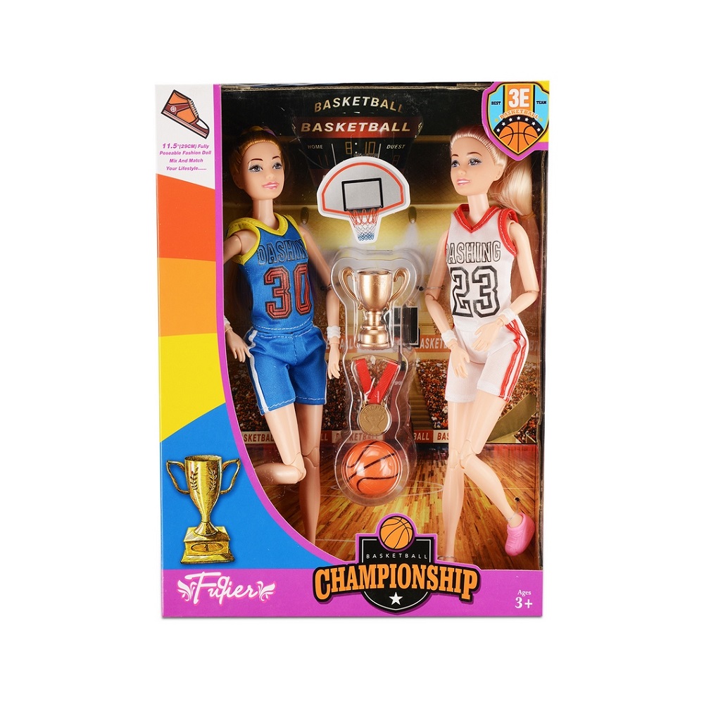 Кукла модельная Happy Family Чемпионки по баскетболу HP1111027 - фото 1