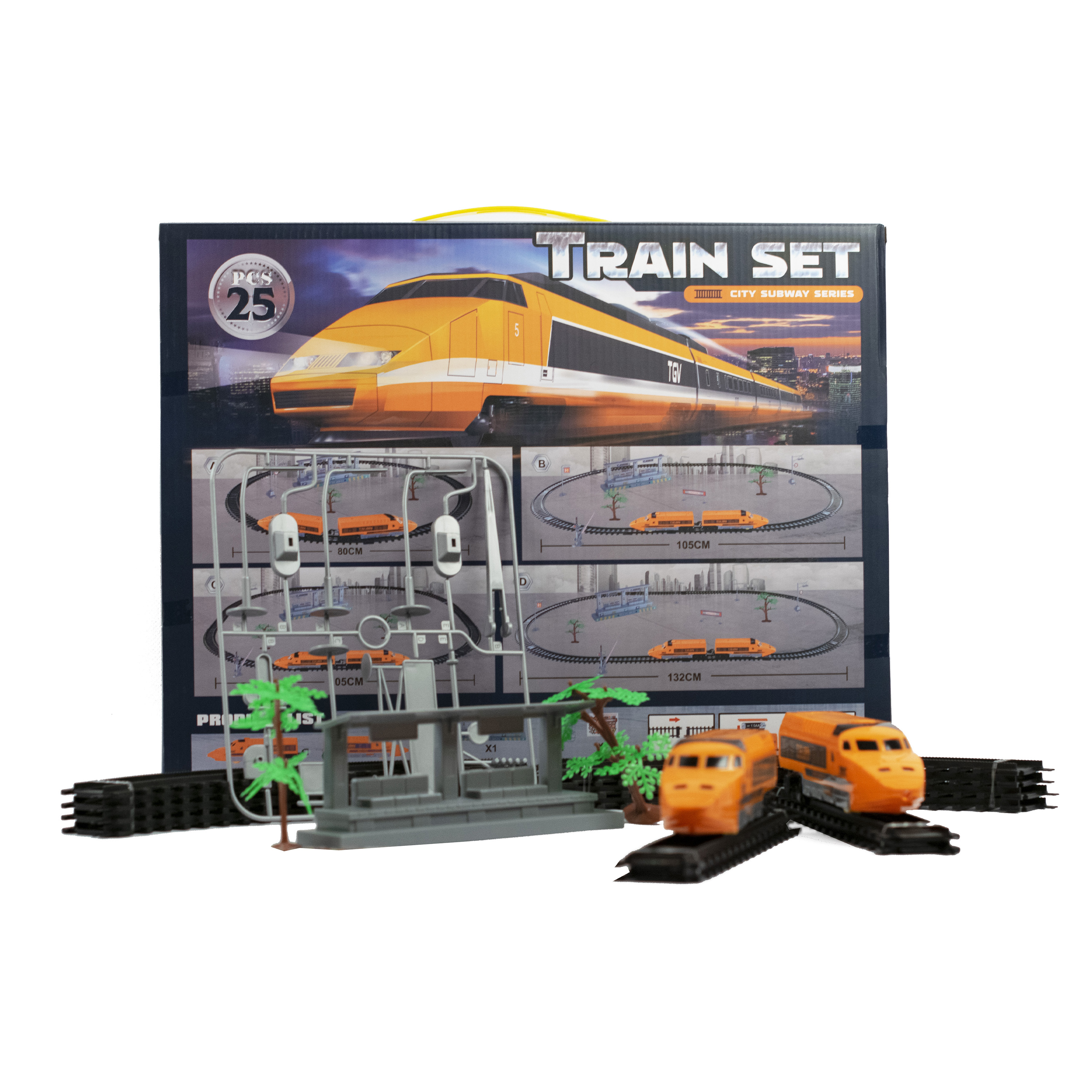 Набор железнодорожный SHARKTOYS 344 см 22200057 - фото 2