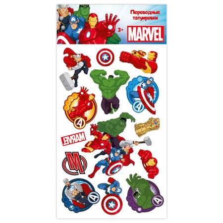 Временные татуировки Marvel Мстители