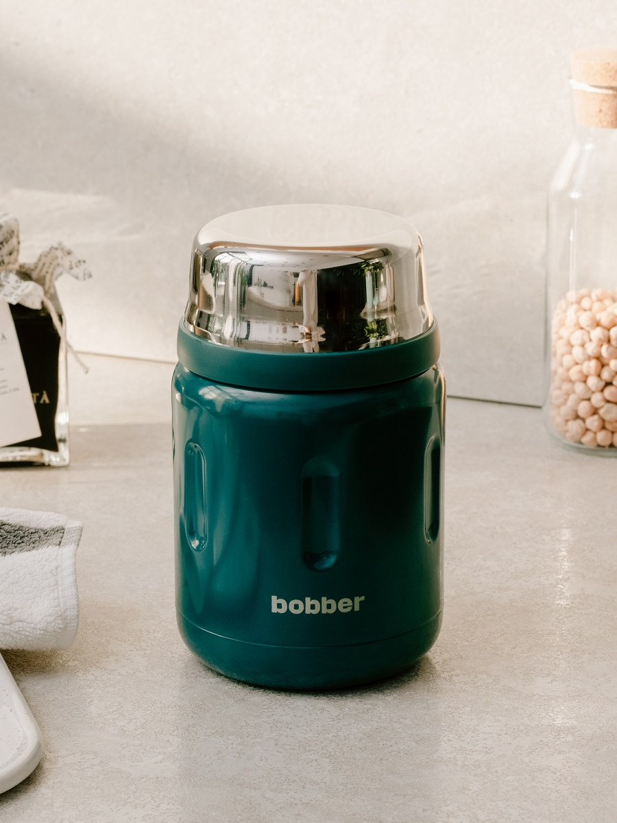 Термос для еды 700 мл Bobber Jerrycan темно-бирюзовый - фото 3
