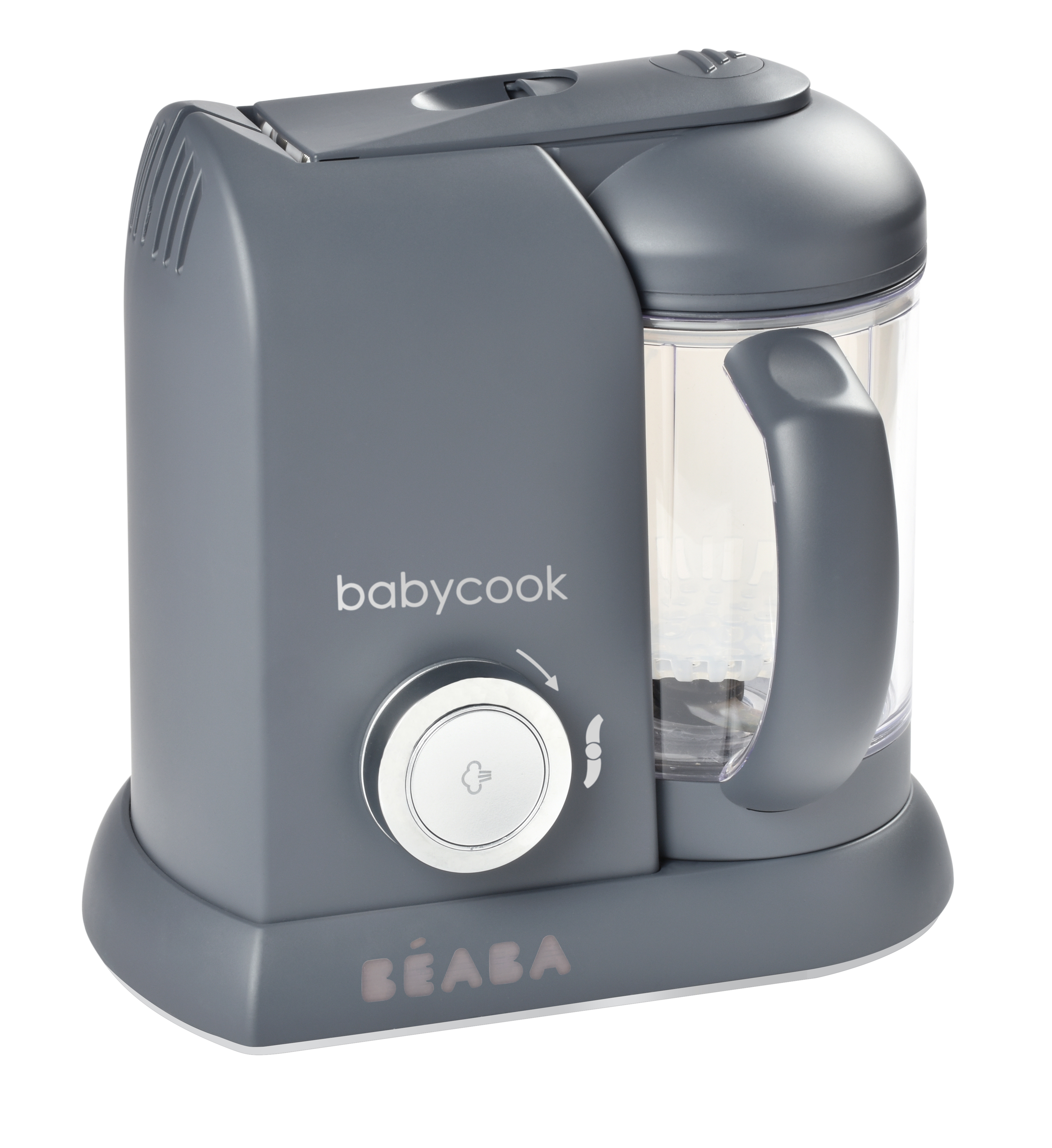 Пароварка блендер для детского питания BEABA Babycook Solo серый - фото 1