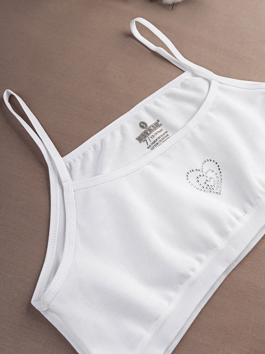 Майка Baykar 4762стразыбелый - фото 8