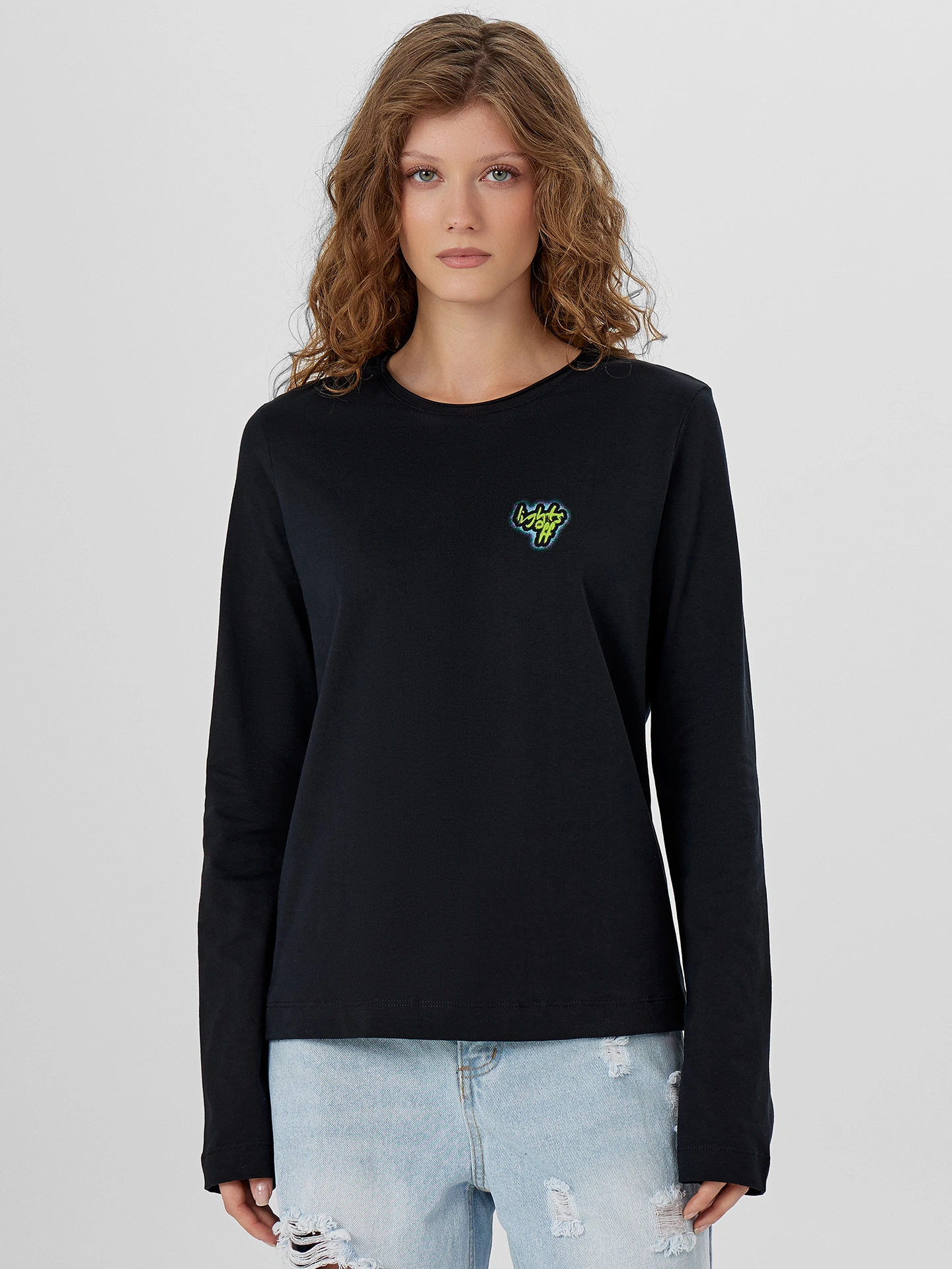 Лонгслив Mark Formelle (Марк Формэль) 122526/черный - фото 1